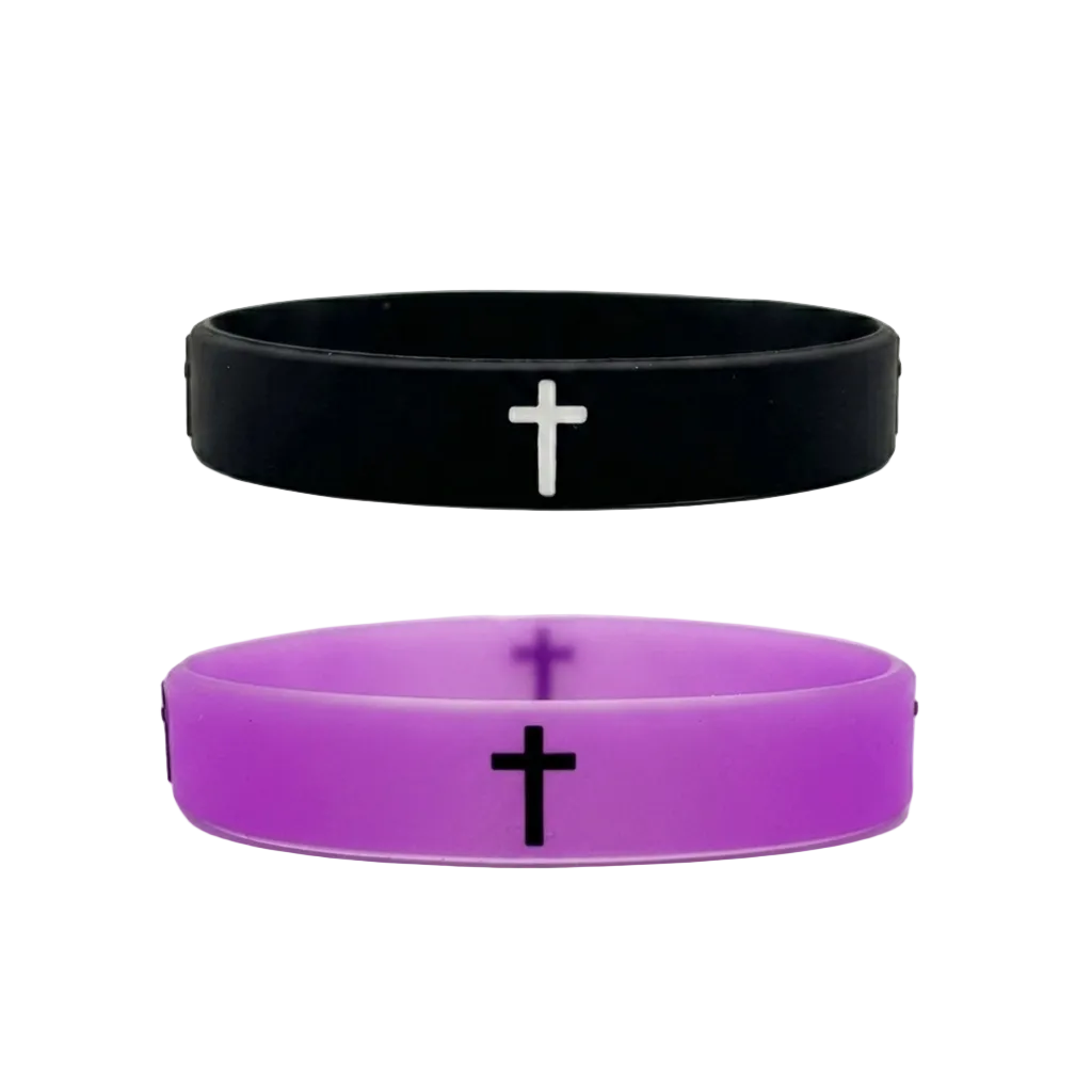 Pulex Minimalist Cross Wristband (Pack 2)