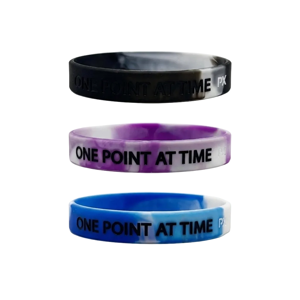 Tie-Dye Volleyball Wristband – One Point at a Time (3 Pack)