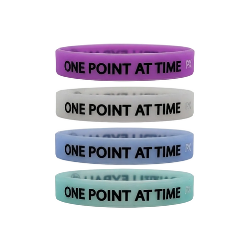 Luminous Volleyball Wristband – One Point At Time (4 Pack)