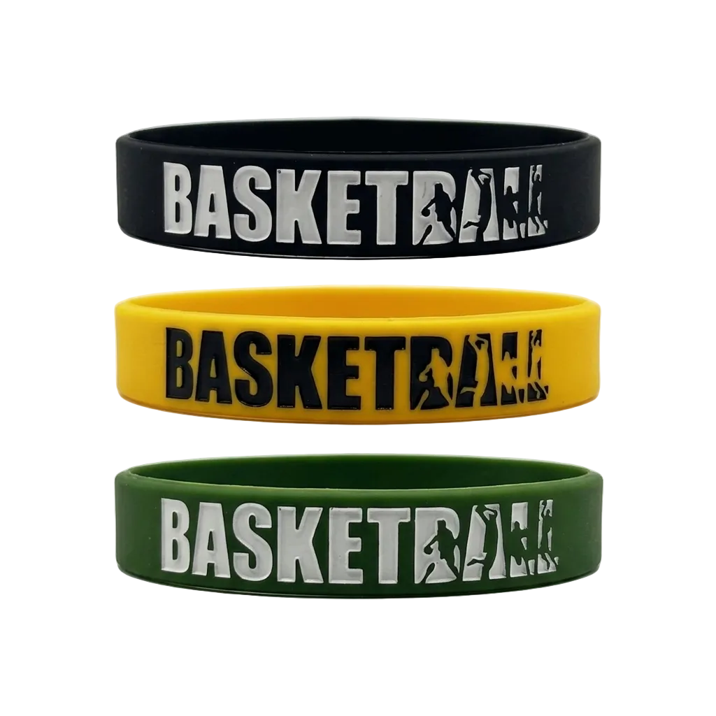 Basketball Sport Wristband (3 Pack)