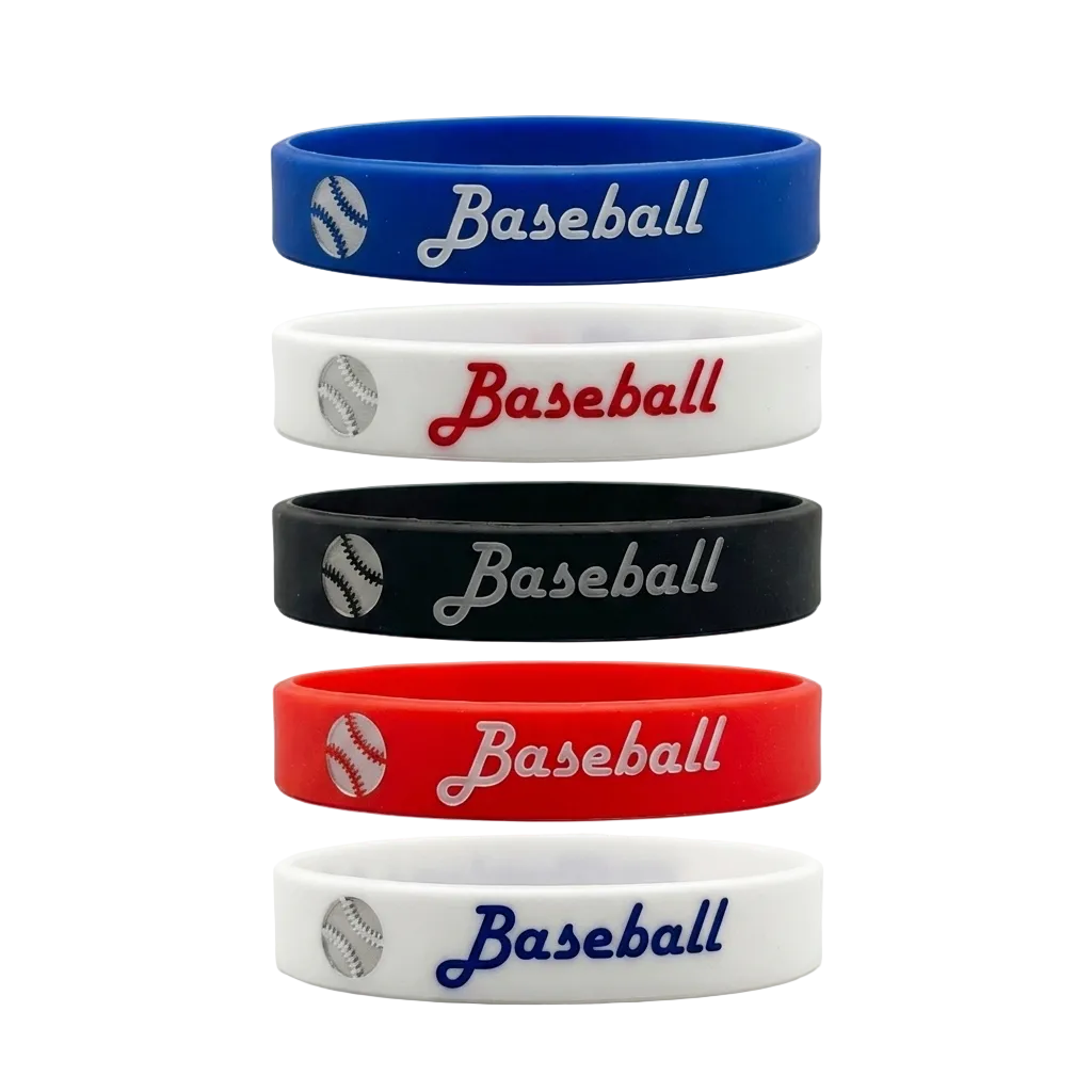 Baseball Wristband – Philippians 4:13 (5 Pack)